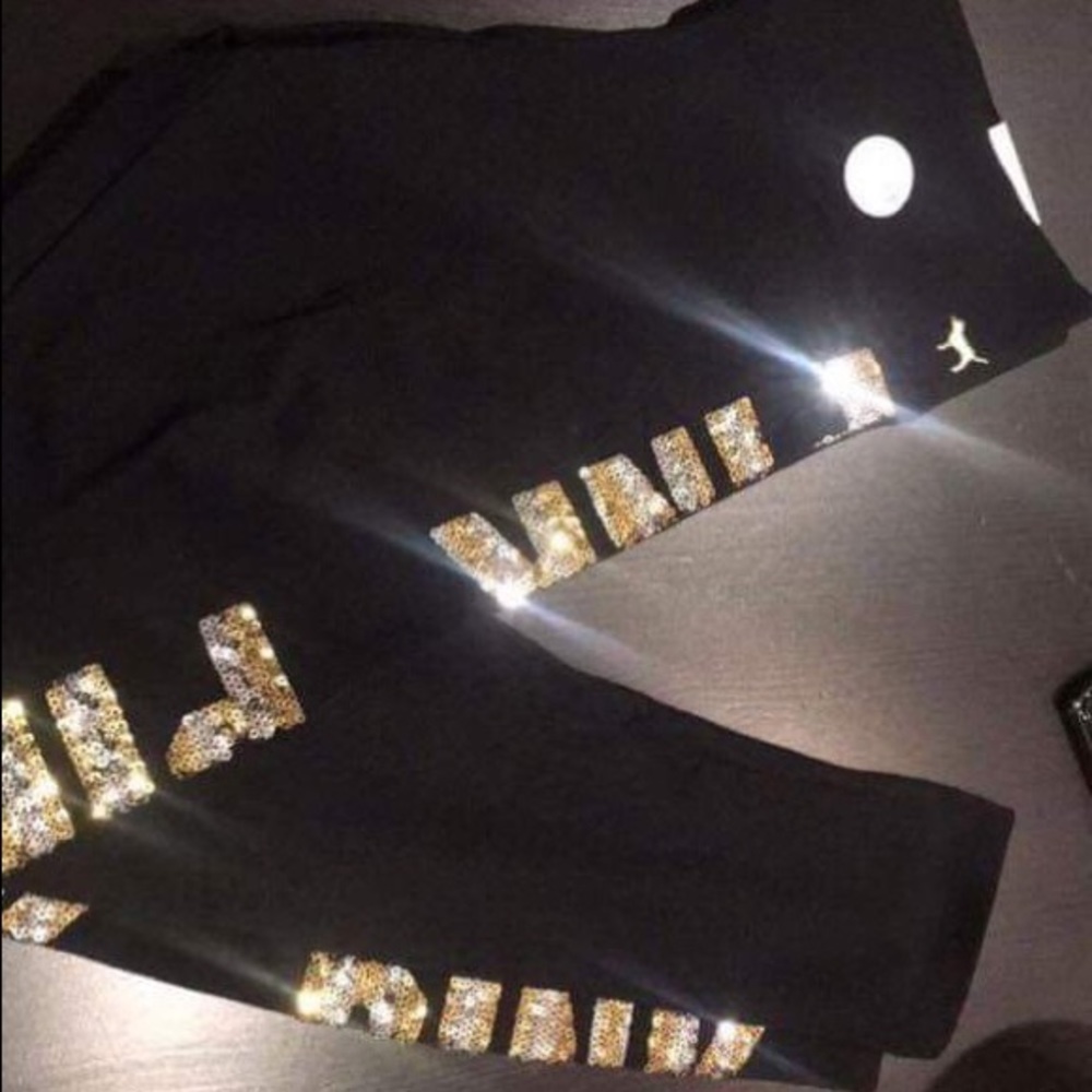 Black PINK Bling leggings!